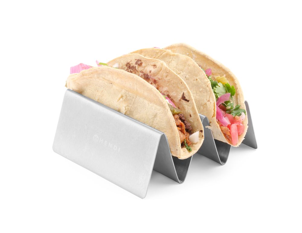 Supporto per taco HENDI - lunghezza 135 × larghezza 114 × altezza 52 mm | HE429440