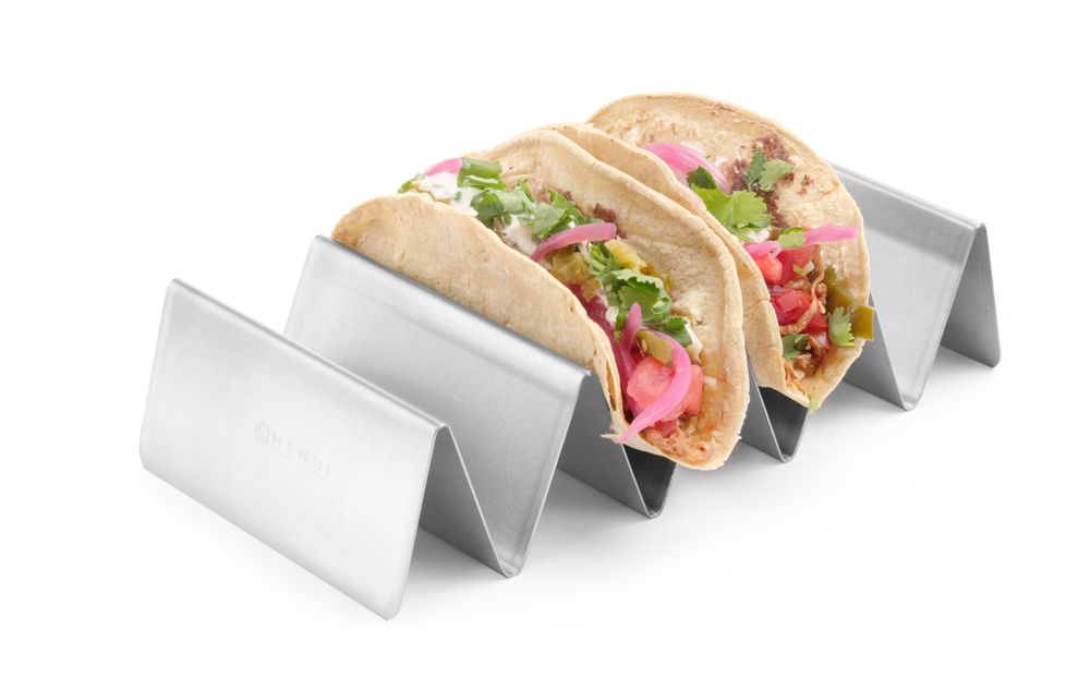 Supporto per taco HENDI - lunghezza 135 × larghezza 114 × altezza 52 mm | HE429440