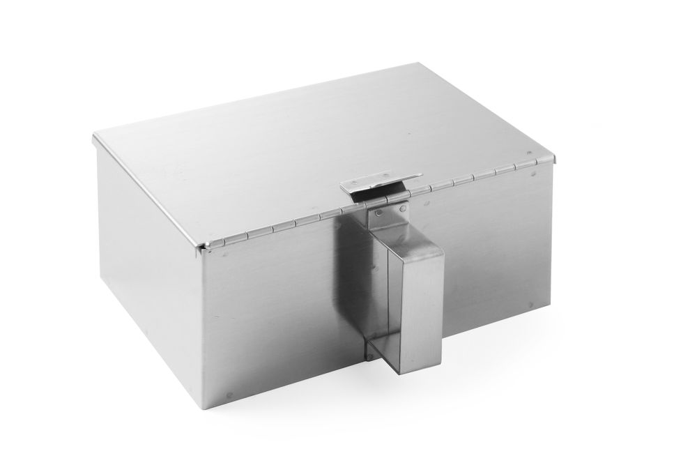 Cestino posacenere inox HENDI - lunghezza 170 × larghezza 204 × altezza 105 mm | HE440506