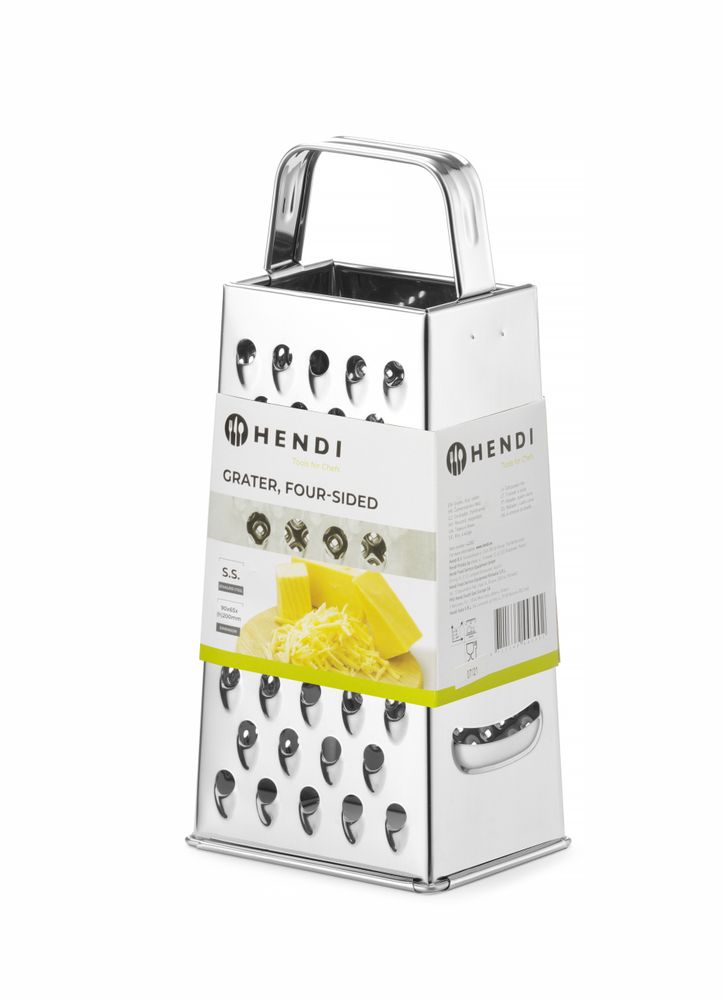 Grattugia quadrangolare HENDI - lunghezza 106 × larghezza 82 × altezza 235 mm | HE443002