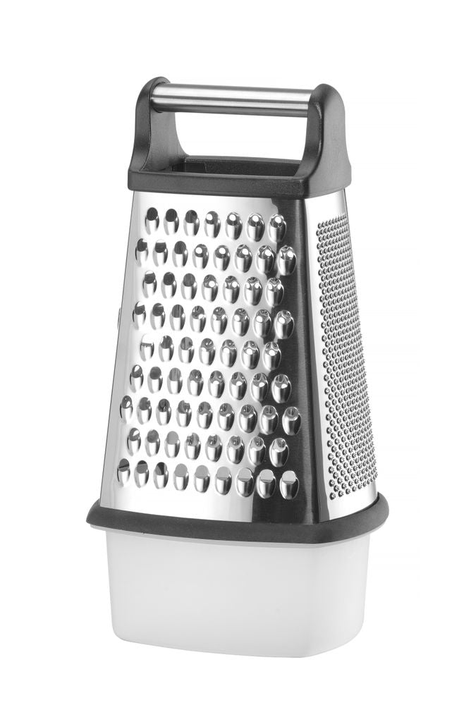 Grattuggia su 4 lati con contenitore HENDI - lunghezza 128 × larghezza 164 × altezza 306 mm | HE443026