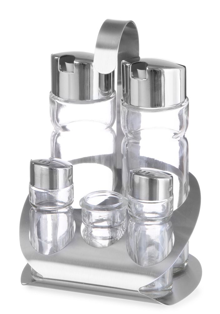 Set per condimenti HENDI - lunghezza 110 × larghezza 130 × altezza 195 mm | HE465363