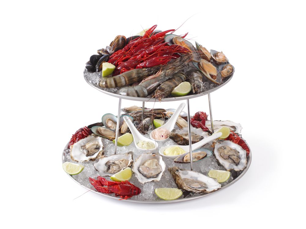 Espositore per frutti di mare HENDI - Ø 400 mm | HE480519