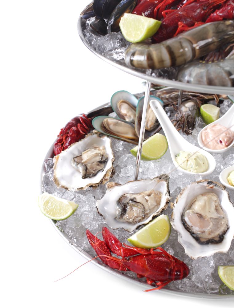 Espositore per frutti di mare HENDI - Ø 400 mm | HE480519