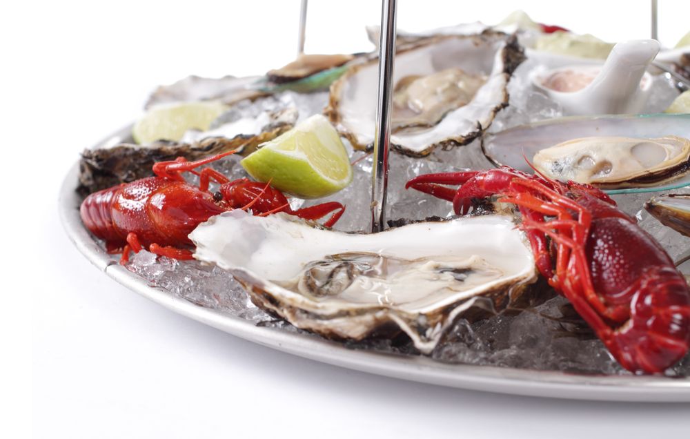 Espositore per frutti di mare HENDI - Ø 400 mm | HE480519