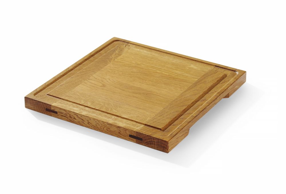 Tagliere da portata in quercia HENDI - lunghezza 270 × larghezza 270 × altezza 20 mm | HE505472