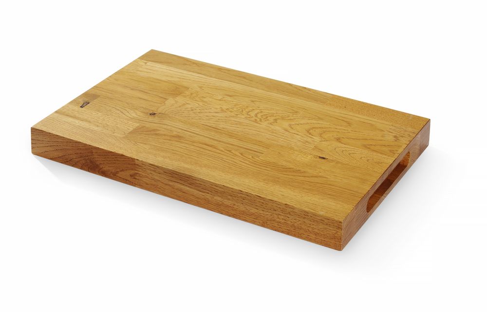 Tagliere da portata in quercia. HENDI - lunghezza 280 × larghezza 420 × altezza 40 mm | HE505489