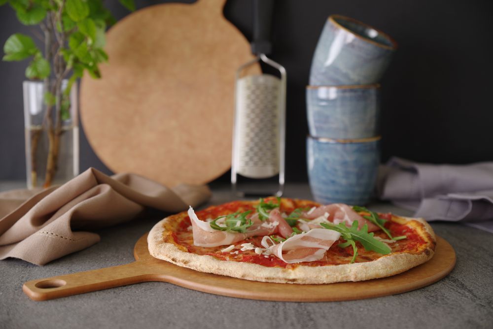 Tagliere per pizza con manico HENDI - Ø 406 mm | HE500057