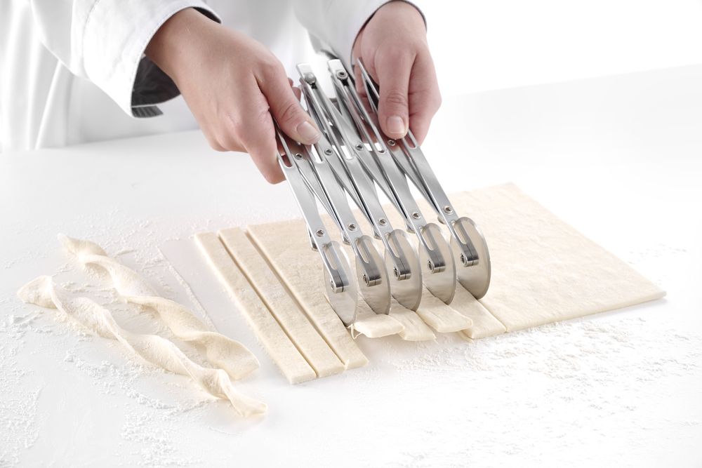 Tagliapasta a 5 ruote HENDI - lunghezza 215 × larghezza 60 × altezza 55 mm | HE515044