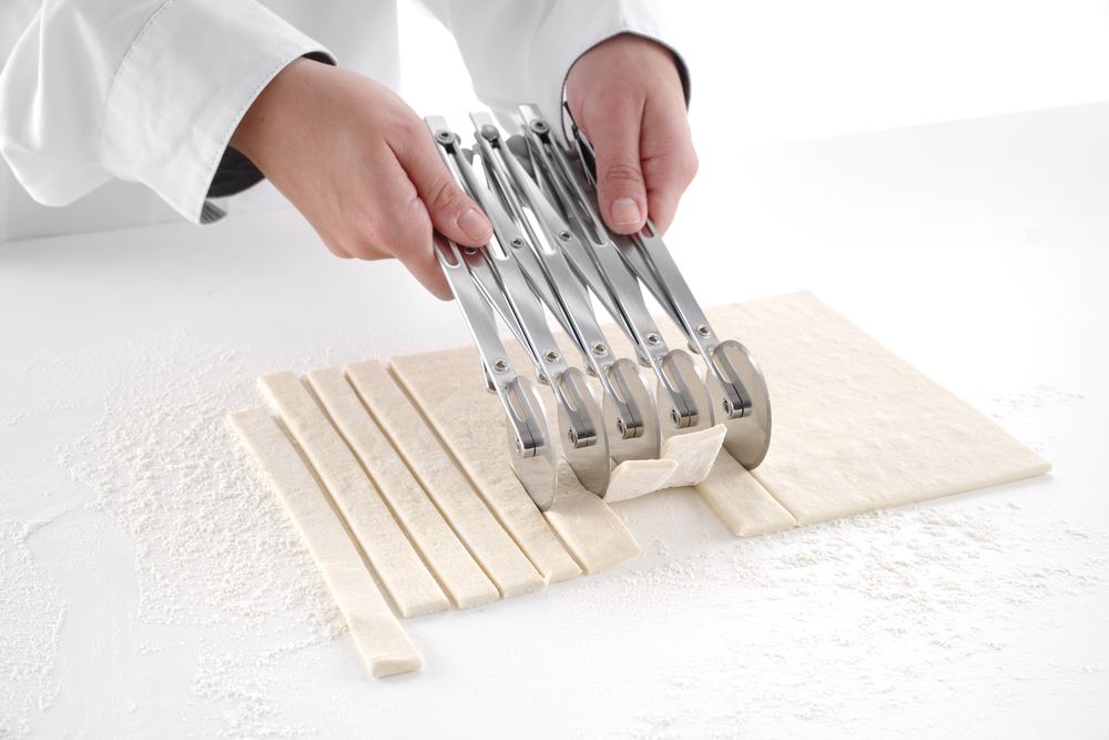 Tagliapasta a 5 ruote HENDI - lunghezza 215 × larghezza 60 × altezza 55 mm | HE515044