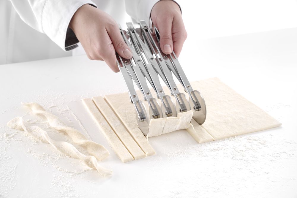 Tagliapasta a 5 ruote HENDI - lunghezza 215 × larghezza 60 × altezza 55 mm | HE515044