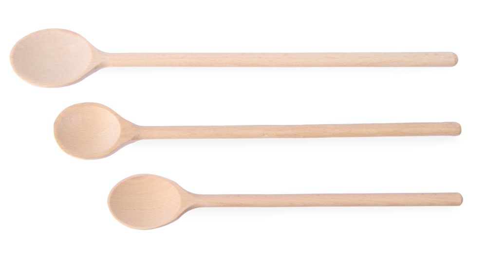 Cucchiaio in legno - set da 3 pezzi, varie dimensioni HENDI - lunghezza 15 × larghezza 165 × altezza 401 mm | HE525005