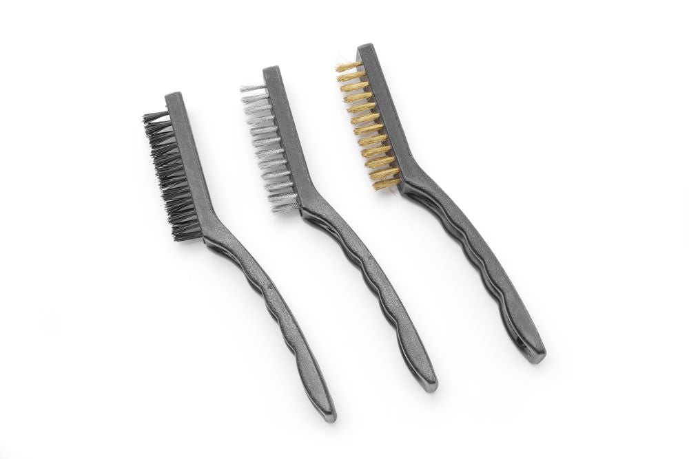 Set di spazzole metalliche strette - 3 pezzi HENDI - lunghezza 220 × larghezza 22 × altezza 40 mm | HE525531