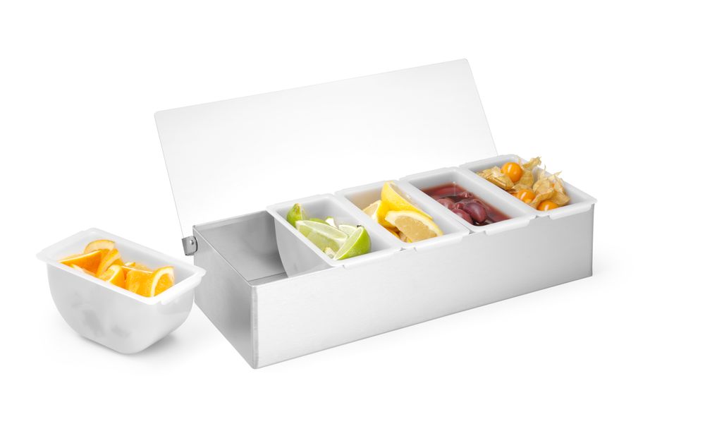 Portacondimenti BarUp - lunghezza 150 × larghezza 380 × altezza 90 mm | HE552100