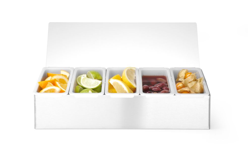 Portacondimenti BarUp - lunghezza 150 × larghezza 380 × altezza 90 mm | HE552100
