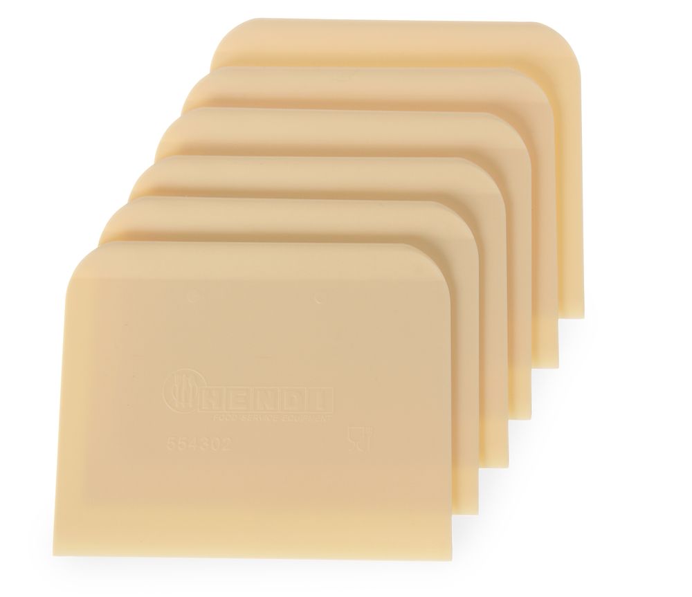Raschiatori per impasto, rettangolari HENDI - lunghezza 120 × larghezza 96 × altezza 2 mm | HE554364