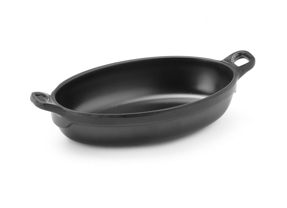 Little Chef tegame ovale nero HENDI - lunghezza 154 × larghezza 78 × altezza 36 mm | HE564547