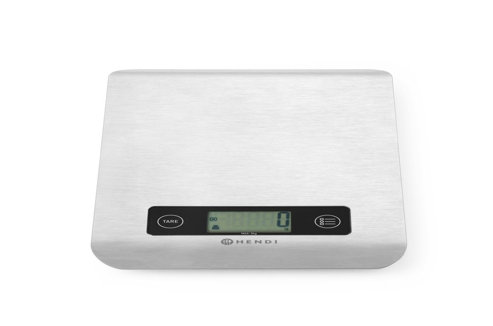 Bilancia da cucina, 5 kg HENDI - lunghezza 218 × larghezza 168 × altezza 12 mm | HE580226