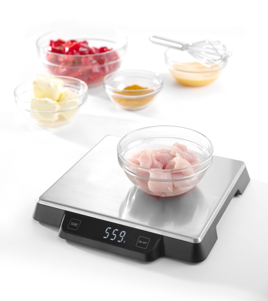 Bilancia da cucina 15 kg HENDI - lunghezza 268 × larghezza 266 × altezza 35 mm | HE580233