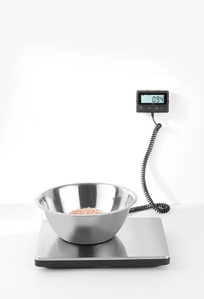 Bilancia digitale fino a 200 kg HENDI - lunghezza 285 × larghezza 298 × altezza 36 mm | HE580462