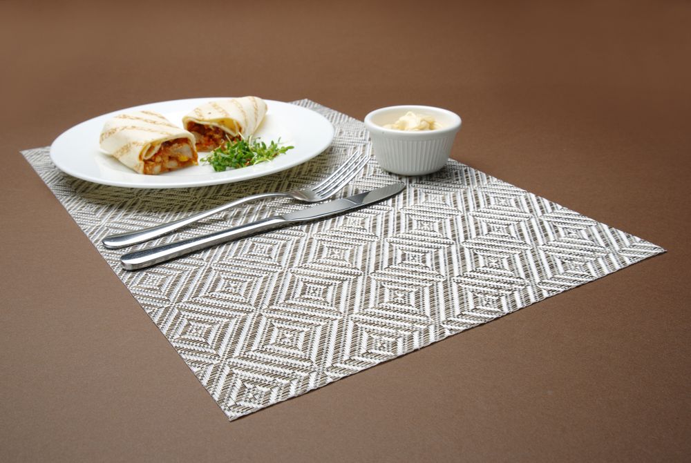 Tovaglietta, motivo geometrico HENDI - lunghezza 300 × larghezza 450 × altezza 1 mm | HE597934