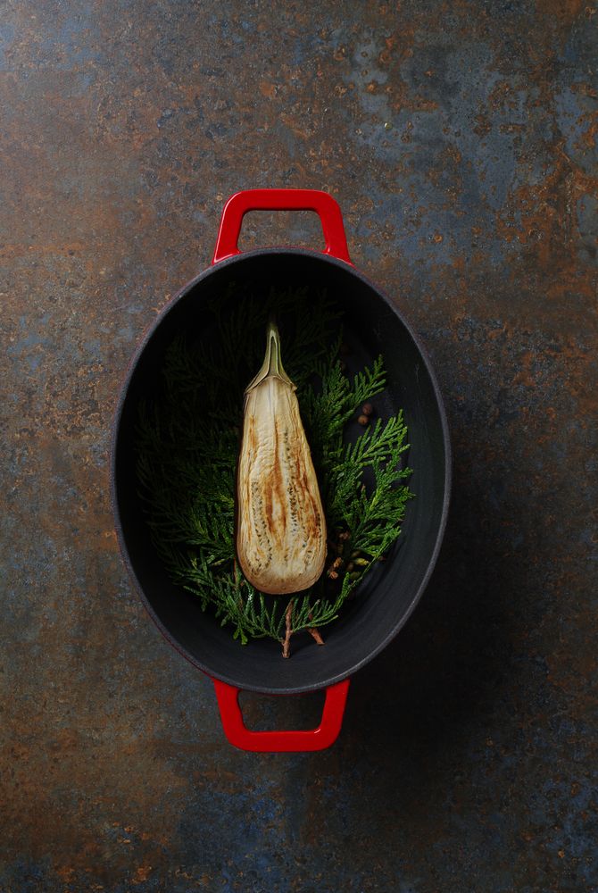 Casseruola in ghisa vetrificata. HENDI - lunghezza 225 × larghezza 365 × altezza 155 mm | HE626849