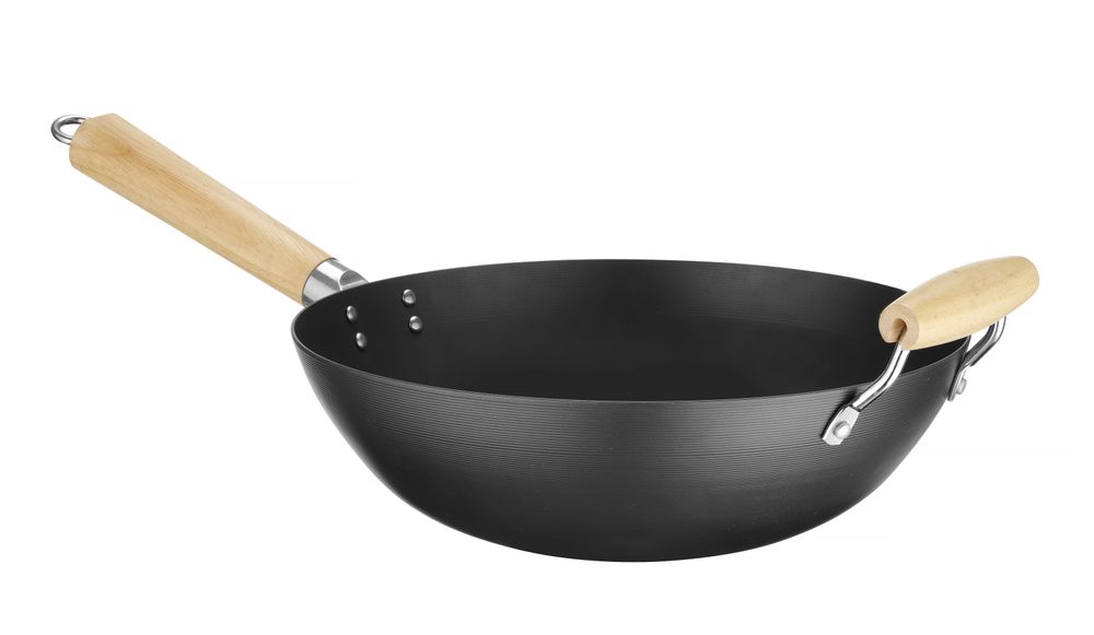 Wok con manico in legno HENDI - Ø 324 mm | HE627907