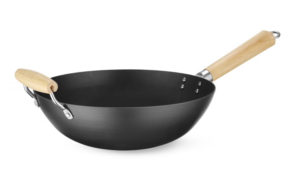 Wok con manico in legno HENDI - Ø 324 mm | HE627907