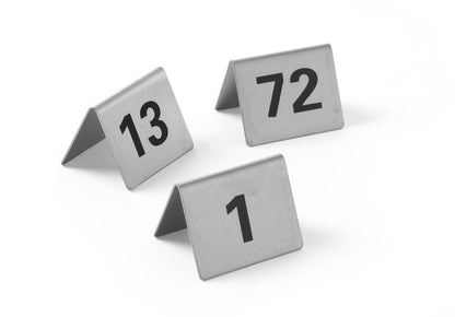Targhette numerazione tavoli HENDI - lunghezza 37 × larghezza 600 × altezza 35 mm | HE663882