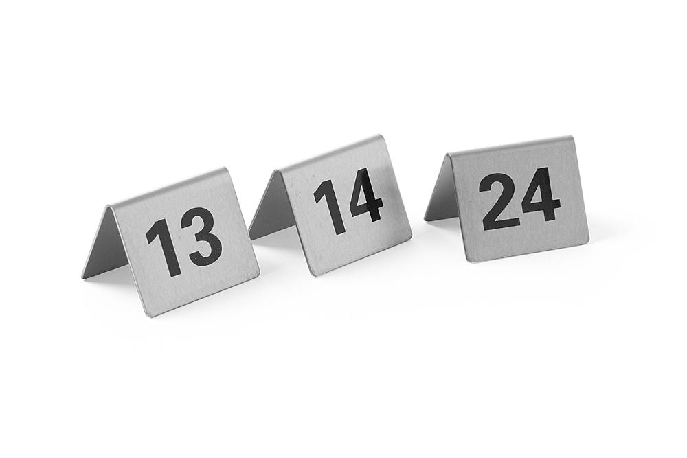 Targhette numerazione tavoli HENDI - lunghezza 37 × larghezza 600 × altezza 35 mm | HE663868