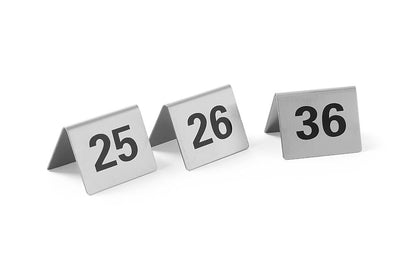 Targhette numerazione tavoli HENDI - lunghezza 37 × larghezza 600 × altezza 35 mm | HE663868
