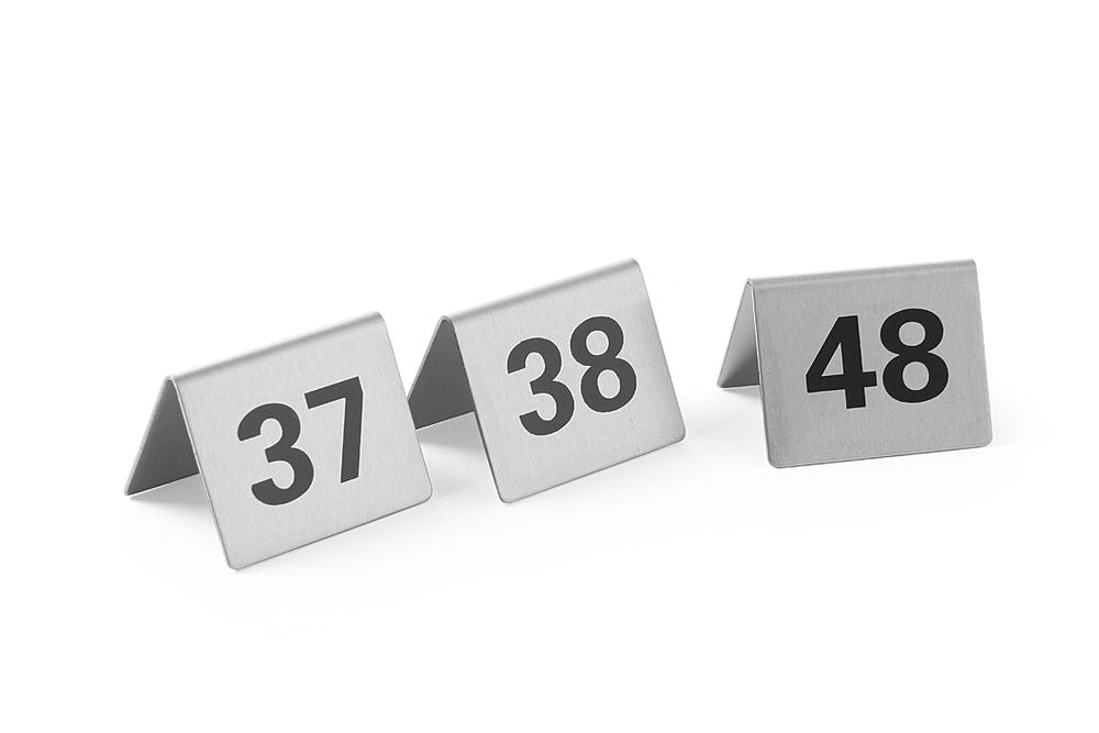 Targhette numerazione tavoli HENDI - lunghezza 37 × larghezza 600 × altezza 35 mm | HE663868