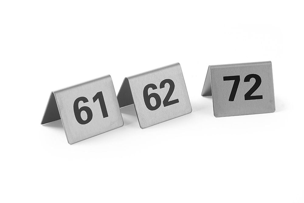 Targhette numerazione tavoli HENDI - lunghezza 37 × larghezza 600 × altezza 35 mm | HE663899