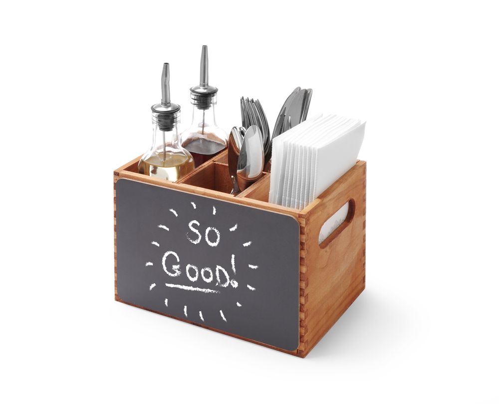 Porta menu e condimenti da tavolo HENDI - lunghezza 210 × larghezza 155 × altezza 148 mm | HE664148