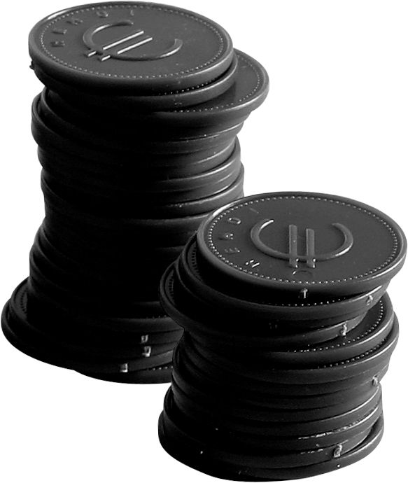 Contrassegni - 100 pezzi BarUp - Ø 25 mm | HE665381