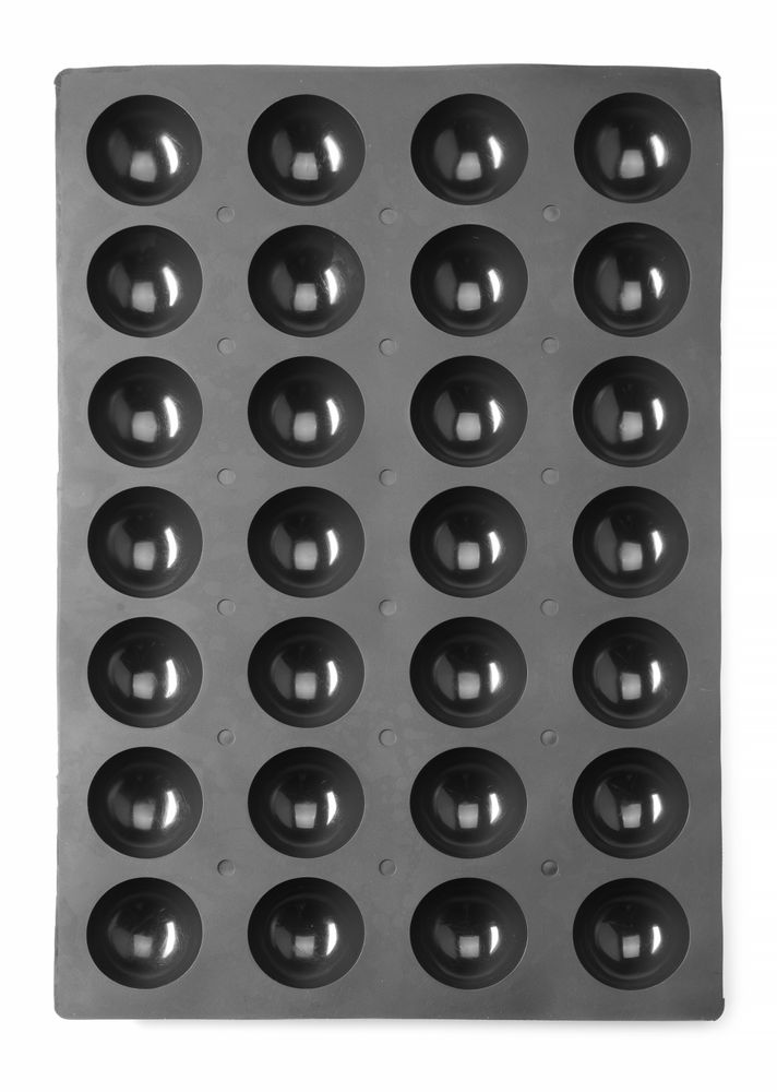 Forma in silicone semisfere HENDI - lunghezza 395 × larghezza 595 × altezza 35 mm | HE677216