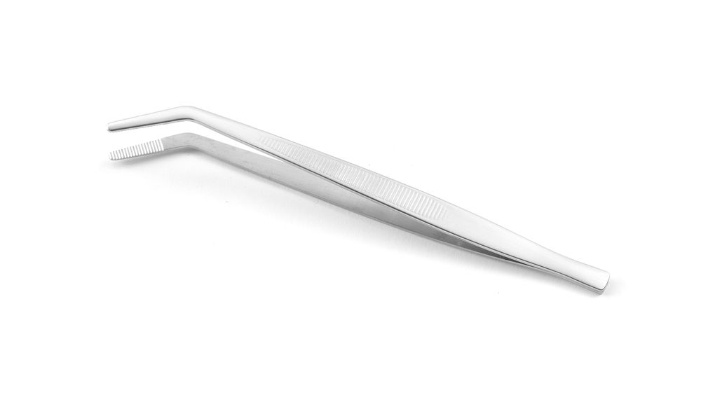 Pinzette, curve HENDI - lunghezza 155 × larghezza 5 × altezza 22 mm | HE680070