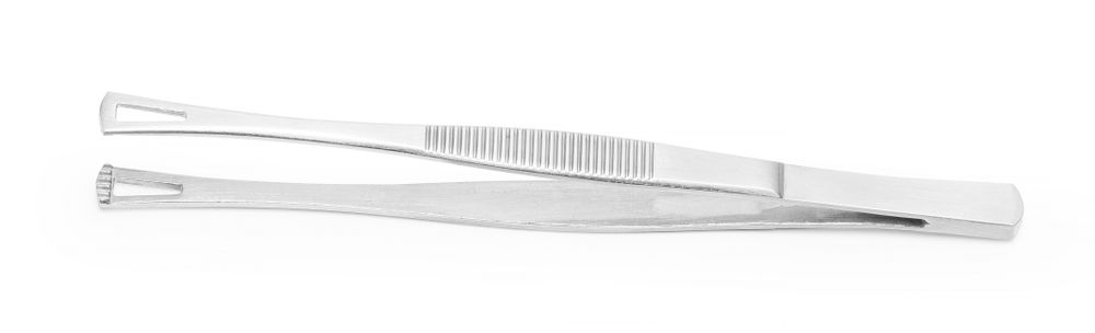 Pinzetta con testa squadrata HENDI - lunghezza 24 × larghezza 15 × altezza 145 mm | HE680162