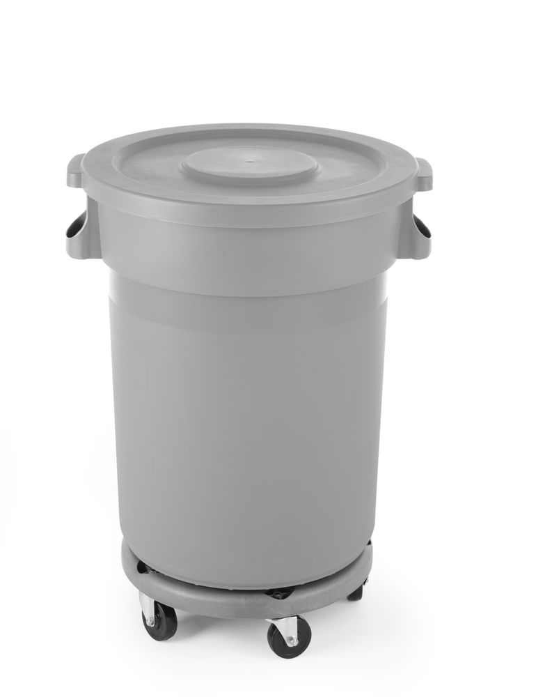 Carrello per contenitore rifiuti rotondo AmerBox - Ø 455 mm | HE691076