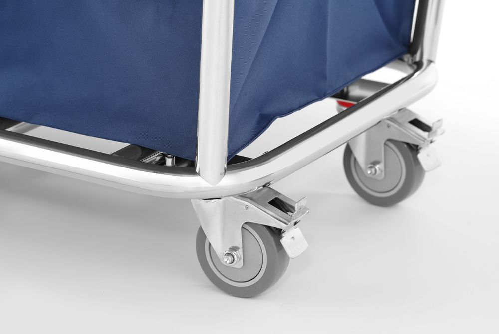 Carrello per lavanderia AmerBox - lunghezza 650 × larghezza 890 × altezza 810 mm | HE691083