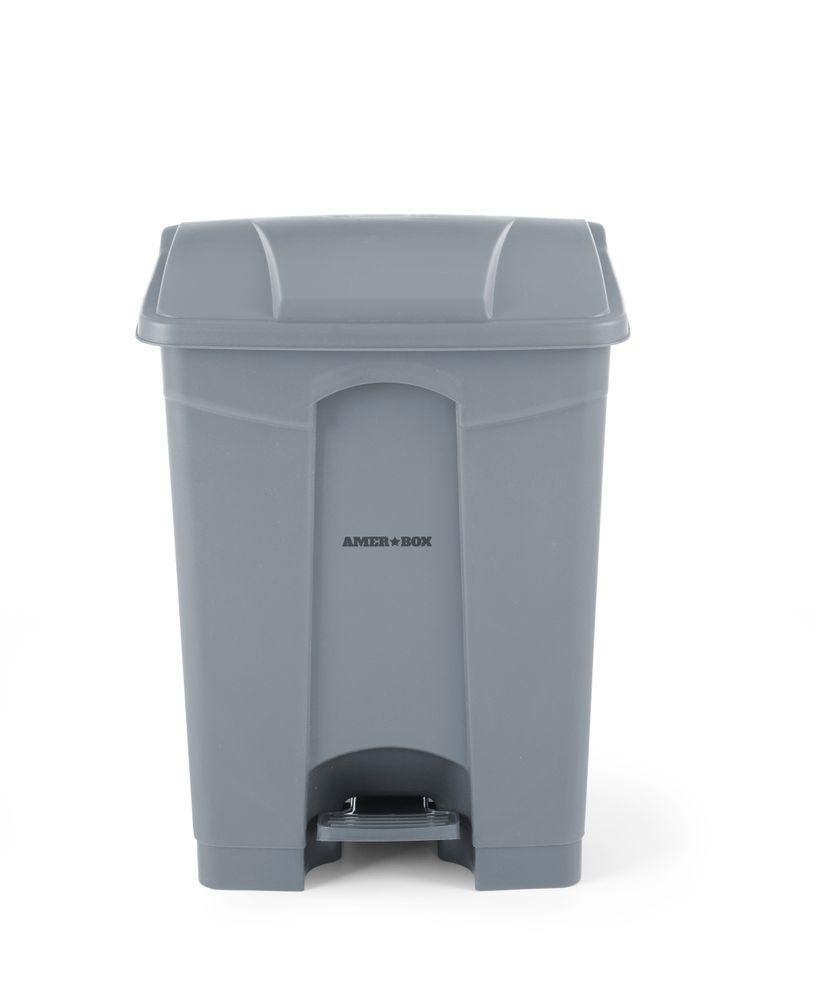 Contenitore con apertura a pedale AmerBox - lunghezza 410 × larghezza 495 × altezza 660 mm | HE691151