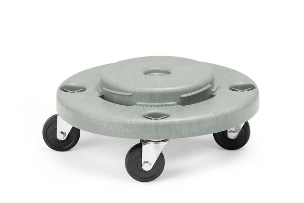 Carrello per contenitore rifiuti rotondo AmerBox - Ø 400 mm | HE691441
