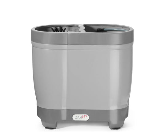 Lavabicchieri in vetro BarUp - lunghezza 195 × larghezza 375 × altezza 360 mm | HE696064