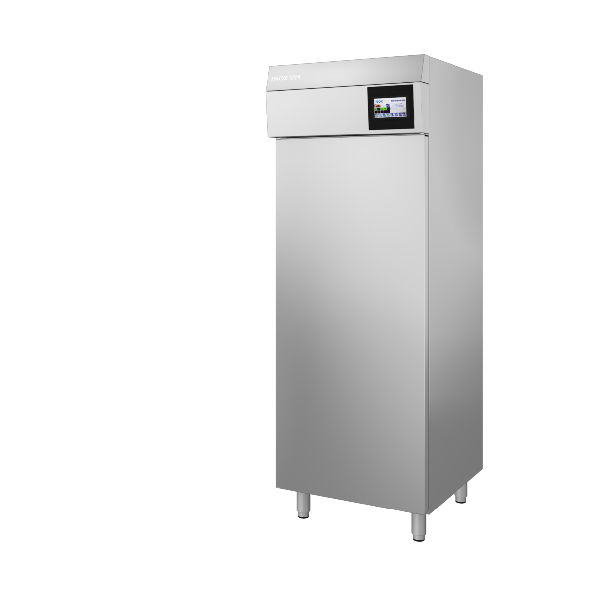 Armadio climatico -6+40° 900 lt mm. 790x1010x2090 h. INOX BIM, codice 91CT. Immagine rappresentativa della serie; fare riferimento alla descrizione del modello.