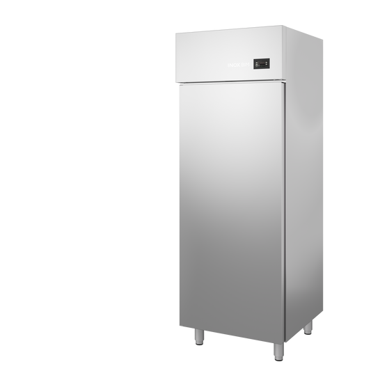 Armadio frigorifero -15° -18° 1 anta 700lt mm. 720x800x2020h. INOX BIM, codice 70BTEC. Immagine rappresentativa della serie; fare riferimento alla descrizione del modello.