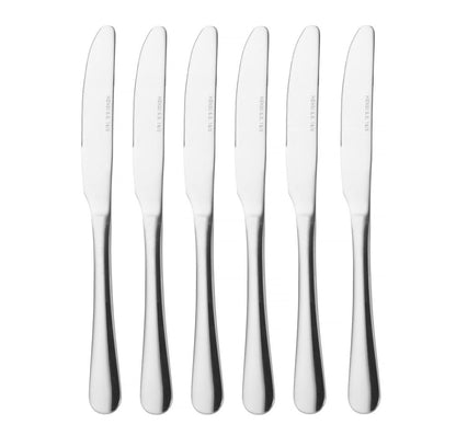 Coltello da tavola - 6 pezzi HENDI - lunghezza 222 × larghezza 4 × altezza 18 mm | HE764404