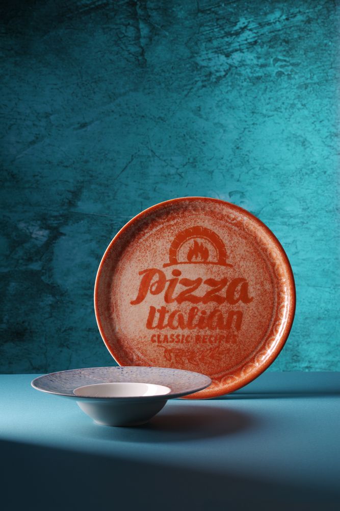 Piatto per pizza Collezione Ricette Rosso Mattone. HENDI - Ø 310 mm | HE768778