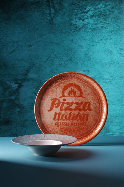 Piatto per pizza Collezione Ricette Rosso Mattone. HENDI - Ø 310 mm | HE768778