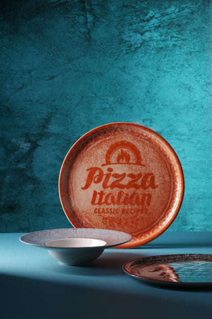 Piatto per pizza Collezione Ricette Rosso Mattone. HENDI - Ø 310 mm | HE768778