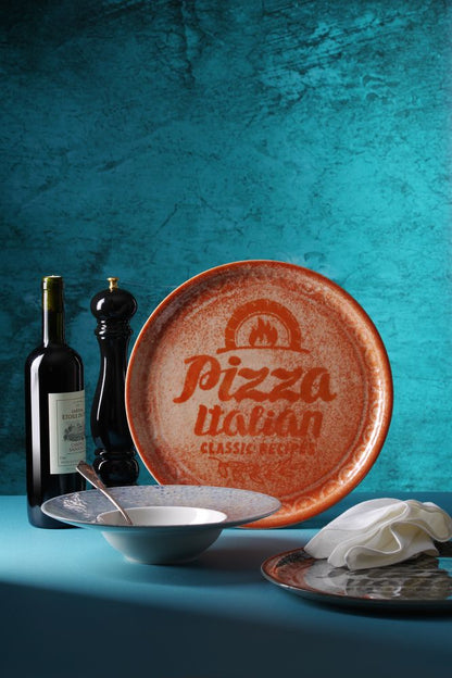 Piatto per pizza Collezione Ricette Rosso Mattone. HENDI - Ø 310 mm | HE768778
